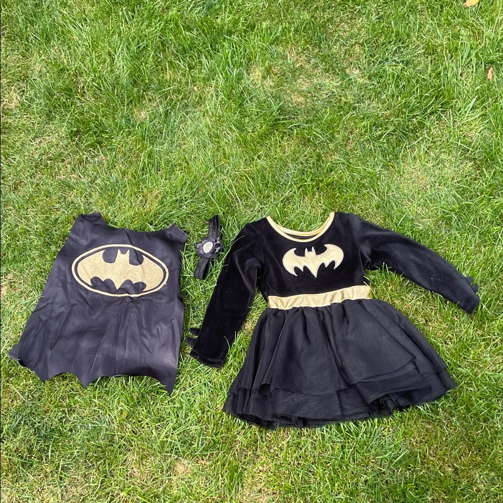 Batman Black and Gold Kids Superhero Costume